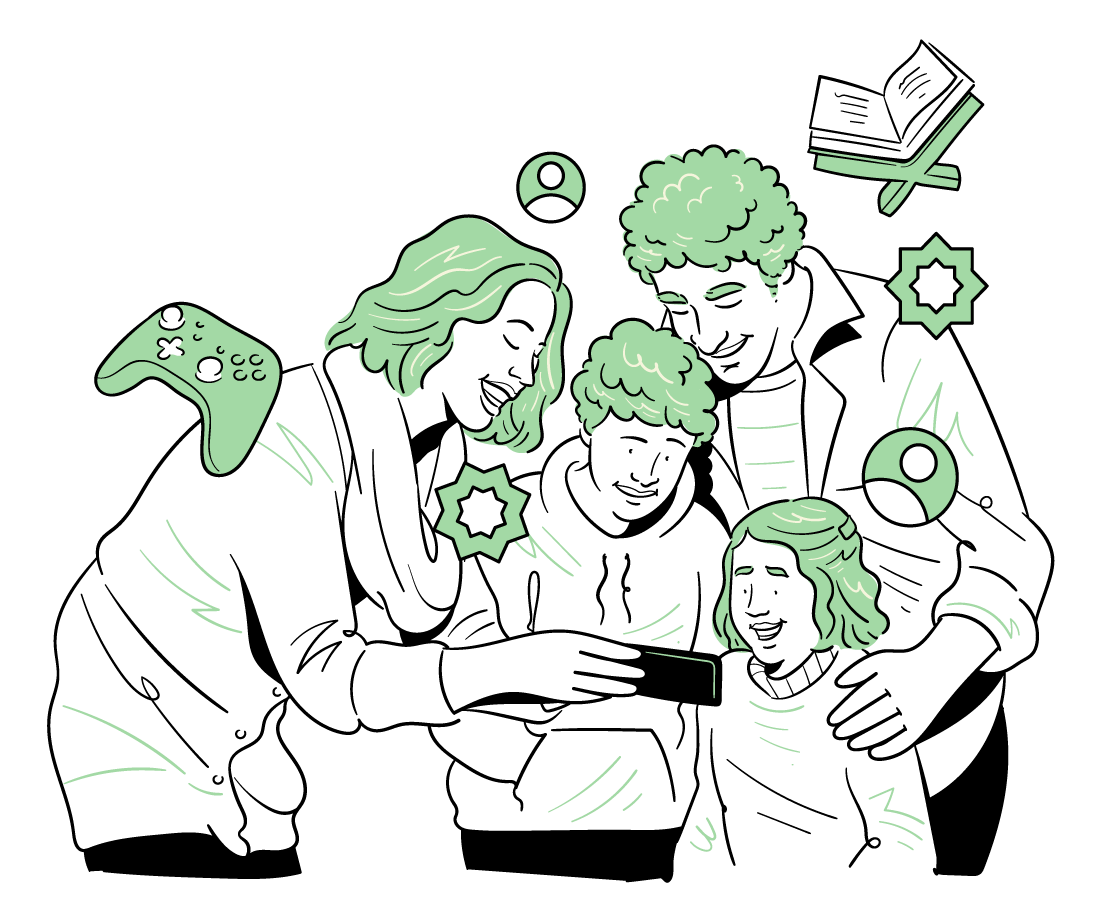 A feed you can open with your family nearby